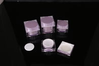 hand lip crystal pump empty square white Screen Printing Airless 30ml Cosmetic Cream Jars