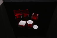 hand lip crystal pump empty square white Screen Printing Airless 30ml Cosmetic Cream Jars