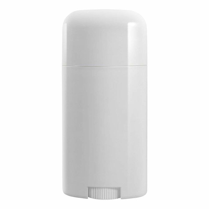 Empty Plastic PP Oval Shape Deodorant Container Recyclable