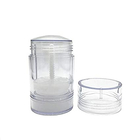 Factory manufacture top 40ml 1.7oz clear plastic body form perfume bottle roll on bottle supplier