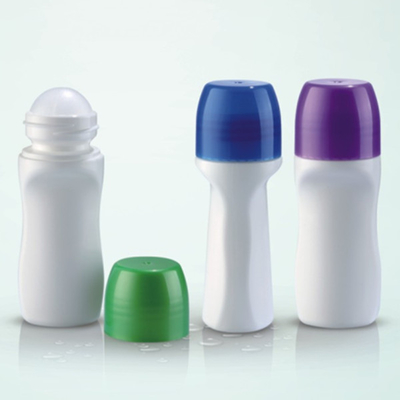 High Output PP Paste Roll On Plastic Bottle Perfume Container With Green Overcaps