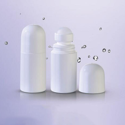 50ml Smooth Plastic Ball Refillable Roll On Perfume Bottle With Cap