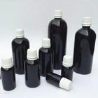 Black Essential Oil Serum Slip Shoulder Glass Dropper Bottle With Screw Cap