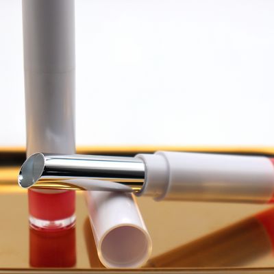 Empty Cosmetic Packaging Lip Gloss Tubes Plastic Liquid Container With Brush