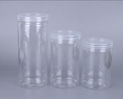 100ml 300ml 500ml Empty Clear PET Jar With Aluminum Plastic Screw Lid